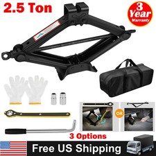 2.5 Ton Scissor Jack Car Heavy Duty Garage Tire Wheel Lug Handle Crank Tool Kit 2.5 Ton Scissor Jack Car Heavy Duty Garage Tire Wheel Lug Handle Crank Tool Kit