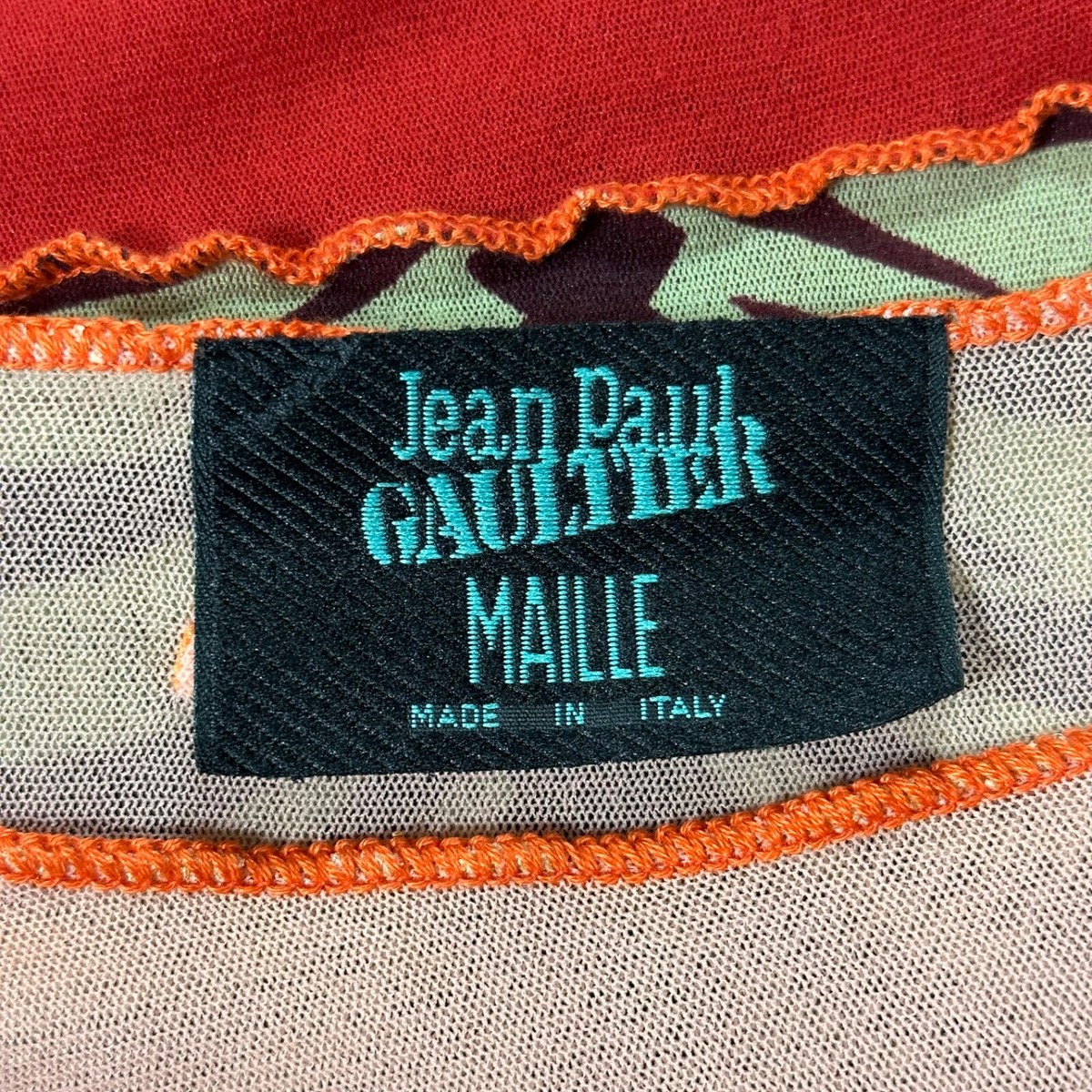 Jean Paul GAULTIER 日本語版 Jean Paul GAULTIER FEMME Poly Stretch Top & Skirt Green 40