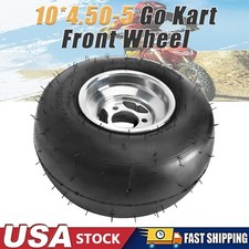 10x4.50-5 Front Tubeless Wheel Tyre Rim For Racing Go Kart Tricycle Drift Trike