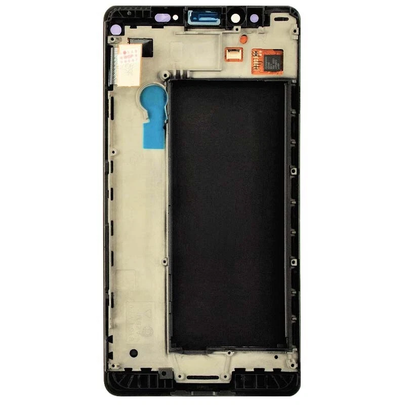 Рама дигитайзера OLED в сборе для Microsoft Lumia 950 черная сменная ремонт - Изображение 2 из 2