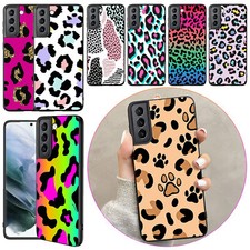 Leopard Printed Shockproof Phone Case Cover For Samsung Galaxy S24 S23 S25 S26 
