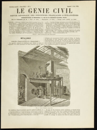 1888 - Cubillot Herbertz IN Printing Forced - Engineering Civil - Picture 1 of 3