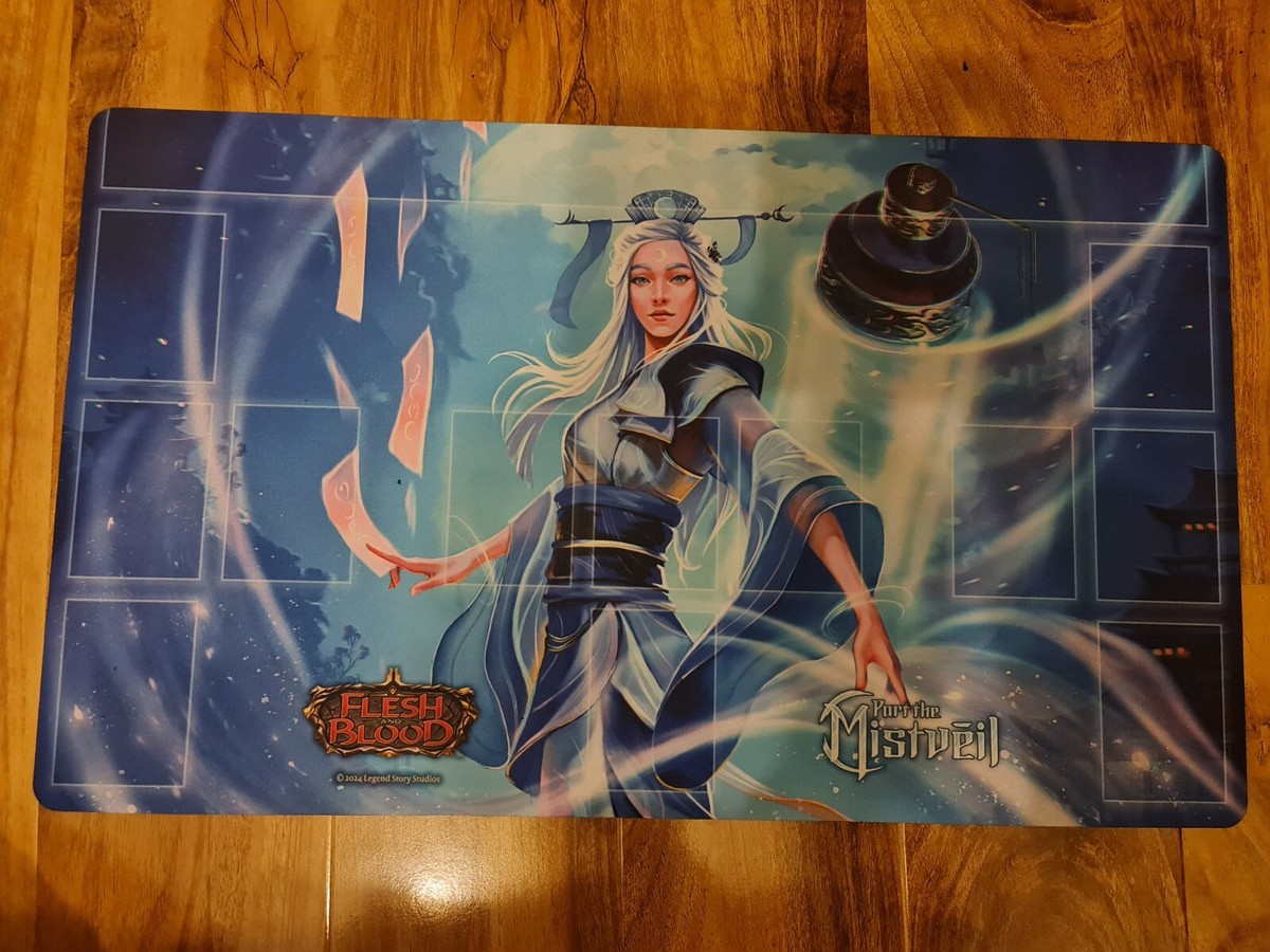 Flesh and Blood Enigma, Ledger of Ancestry Playmat Play Mat Flesh and Blood Enigma, Ledger of Ancestry Playmat Play Mat