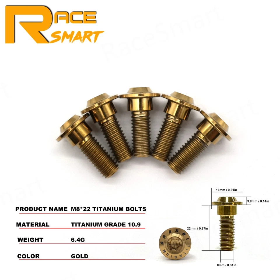 Rotores de disco de freno delantero y pernos de montaje para Suzuki RF900R 1994 1995 1996 1997 Foto 4 de 4