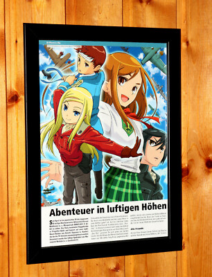 Allison & Lillia Anime Manga Old Rare Promo Poster / Ad Art