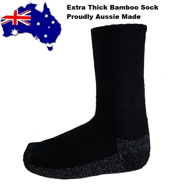 Socks Bamboo Textiles Aussie Made Extra Thick Work Sock Australian Owned-image