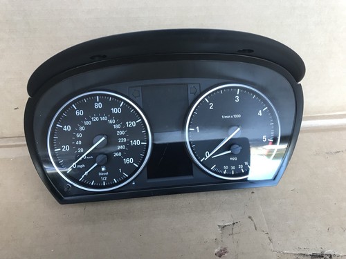 OEM BMW 3ER E90 2011 320d ARMATURENBRETT UHREN MANUELL INSTRUMENT CLUSTER 9187345 B41