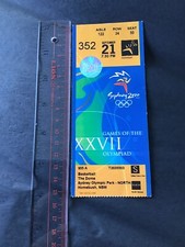 Y2K Memorabilia: Sydney Olympic Games 2000 Ticket/21st Sept 7:30pm/Basketball