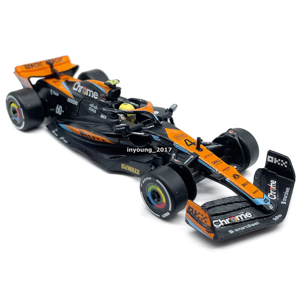 1/43 2023 F1 McLaren MCL60 Model Car Diecast Collectible Vehicle Lando Norris 4 - Image 4 of 4