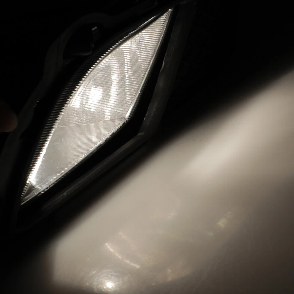 Fog Lights For 2010-2012 Kia Forte Pair Bumper Lamps W/Bezel+Wiring+Switch - Image 2 of 4