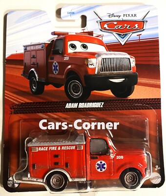 Disney Pixar Cars 3 Adam Roadriguez der Fire Truck vom International Speedway