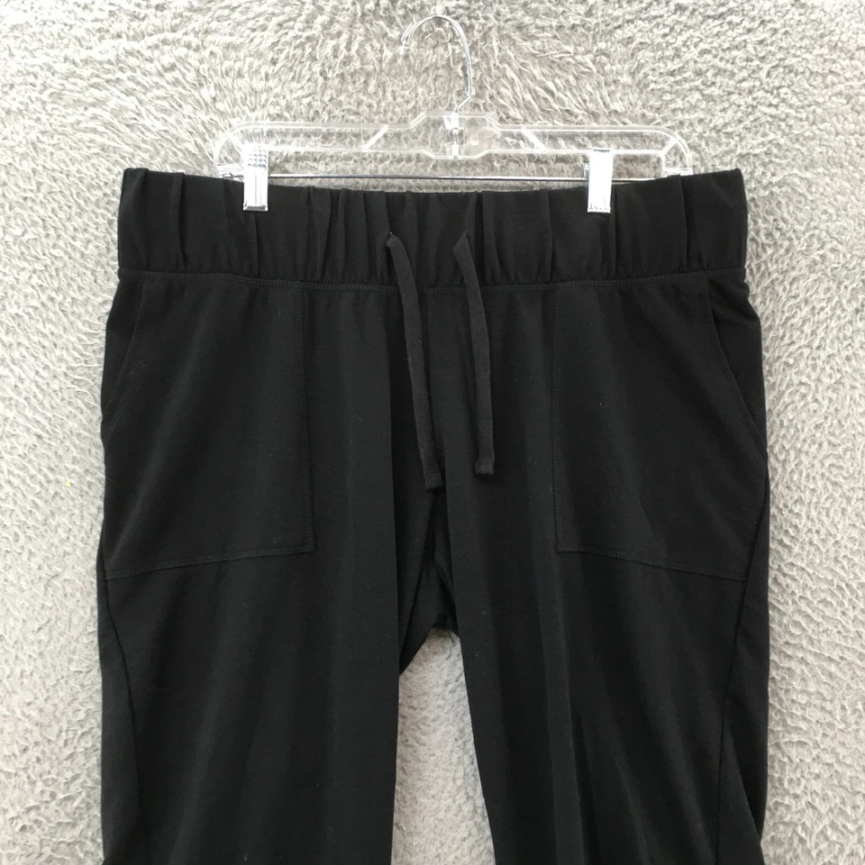 Pantalones de chándal Ingrid & Isabel para mujer medianos (reales 36x29) negros cintura ancha Foto 2 de 4