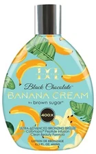 Double Dark Black Chocolate Banana Cream 400X Tanning Lotion 13.5 oz
