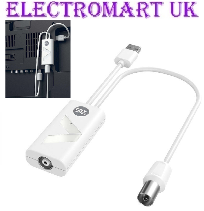 WAY TV AERIAL SIGNAL BOOSTER AMPLIFIER HD DAB 4G 5G FILTERED USB POWERED