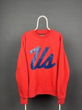 Kith US Sweatshirt Red Size Large Cotton Crewneck