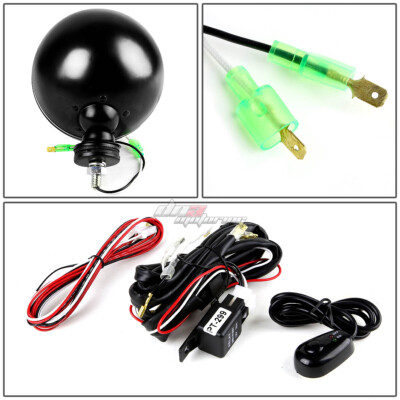 Rugged Ridge 15207.51 6" Round Off Road Fog Light Kit With Wiring Harness In Bla - Foto 7