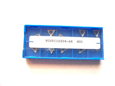 New 10 Pcs - TCGT 110204-AK TCGT2151-AK  Grade HO1 Inserts for Aluminum