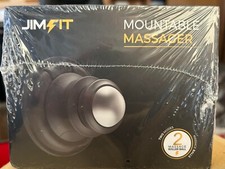 JimFit Mountable Muscle Massage Ball for Body Sore Musle Pain Inflamation Blac