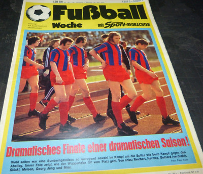 Fußball Woche Nr.20/1974 Braunschweig/Gerd Müller/Pele/FC St.Pauli