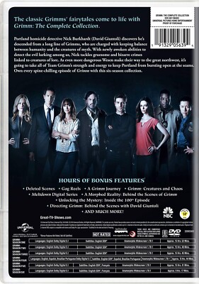 Grimm: the Complete Collection (DVD) for sale online | eBay