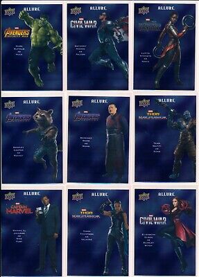 2022 Upper Deck Marvel Allure CHARACTER POSTERS Insert 2022 Upper Deck Marvel Allure CHARACTER POSTERS Insert
