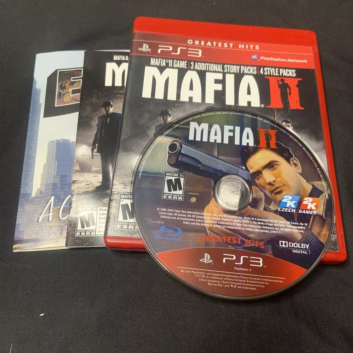 Mafia II (Sony Playstation 3, PS3) Complete