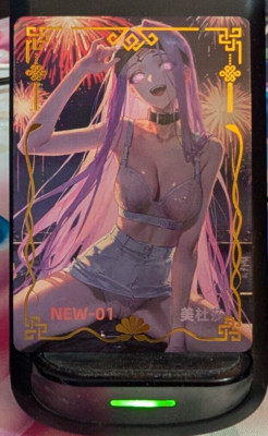 Medusa Rider Fate GO NEW-01 Goddess Story No Doubt Getting Wet Card Waifu