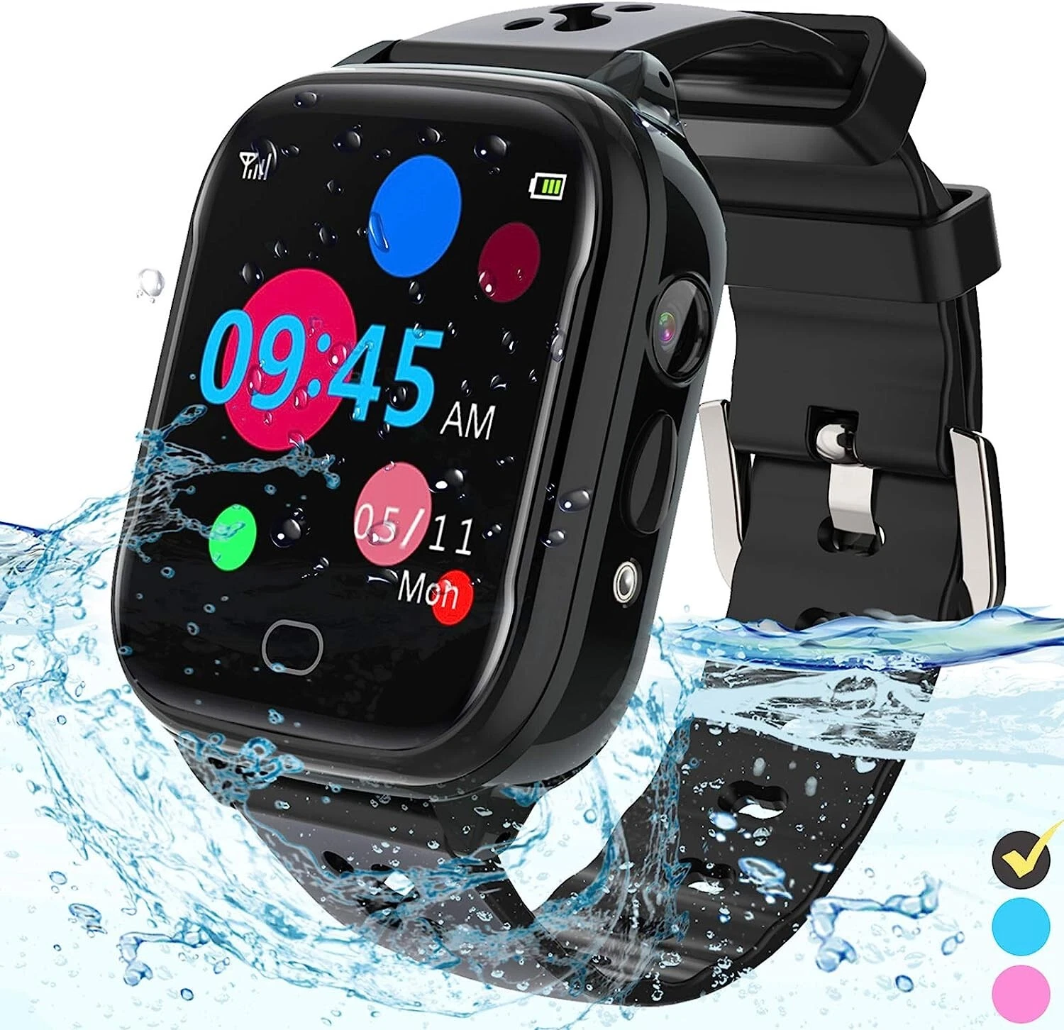 Smart Watch Kids with Phone Function Wristwatch Smart Watch SOS for iOS Android