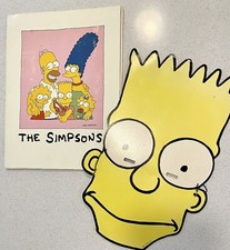 Super Rare Complete Original 1989 Fox PRESS KIT for THE SIMPSONS with Bart Mask