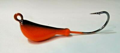 Ch//Gr 10 Painted Blackfish Taug Banana Fluke Jig Head Lure Ultra Point Hook
