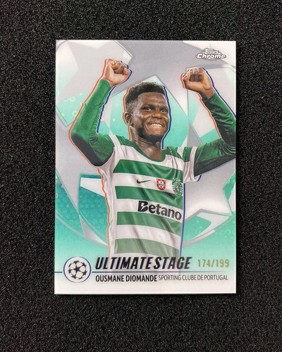 2025-26 Topps Chrome UCC Ultimate Stage Aqua Ousmane Diomande 174/199 IO86