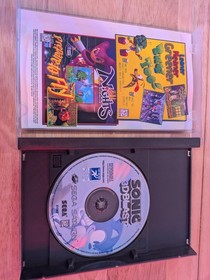 SEGA Sonic 3D Blast Sega Saturn Manual Case Platformer NTSC-U/C 1996