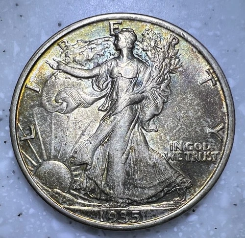 1935 and 1943 - Walking Liberty Half Dollars - AU+ - Nice Coins!!