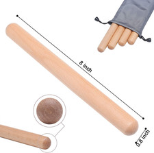 8 Pcs Musical Percussion Instrument Set, Includes 4 Pcs 8 Inch Rhythm Sticks ...