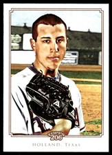 Derek Holland 2010 Topps 206 #27 Rangers MLB READ FREE SHIPPING AutographDen