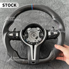 Carbon Fiber Steering Wheel For BMW F30 F20 F80 F15 F20 M2 M3 M4 X5M 1~4 Series