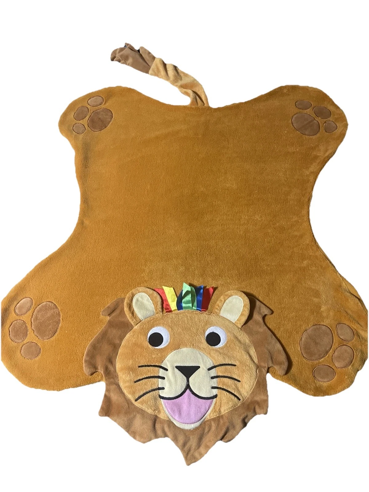 Baby Einstein Large 36x30 Lion Blanket Plush Play Mat Nursery Decor Rug