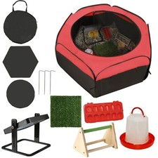 Brooder Box for Chick Starter Kit - 2025 Upgrade Dual Door Chicken Brooder Pe...