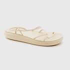 Ladies Ancient Greek Taxidi Strappy Sandal 40 / 9.5 Off-white Leather Flat Shoes — photo 4