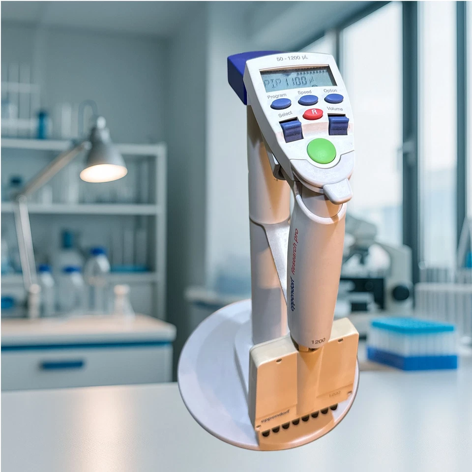 Eppendorf Research Pro 1200 µl 8-Kanal Pipette elektronisch inkl. Ladestation - Bild 1 von 1
