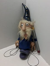 Plastic Bozart Marionette Puppet Darwin the Wizard Artist by Daniel Oates 1998