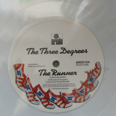 THE THREE DEGREES - THE RUNNER - 12 '' White Vinyl