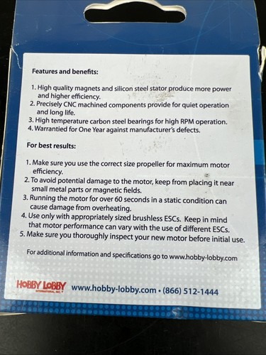 NOS 5000KV Outrunner Brushless motor ERC Model airplane 64MM BF DL Rc ...