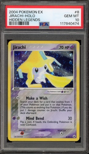 Jirachi graded PSA 10 for sale on eBay