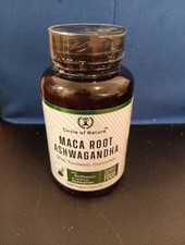 MACA ROOT 10,000 MG ASHWAGANDHA 600MG EXTRACT CAPSULES  120 Count  Exp 4/2027
