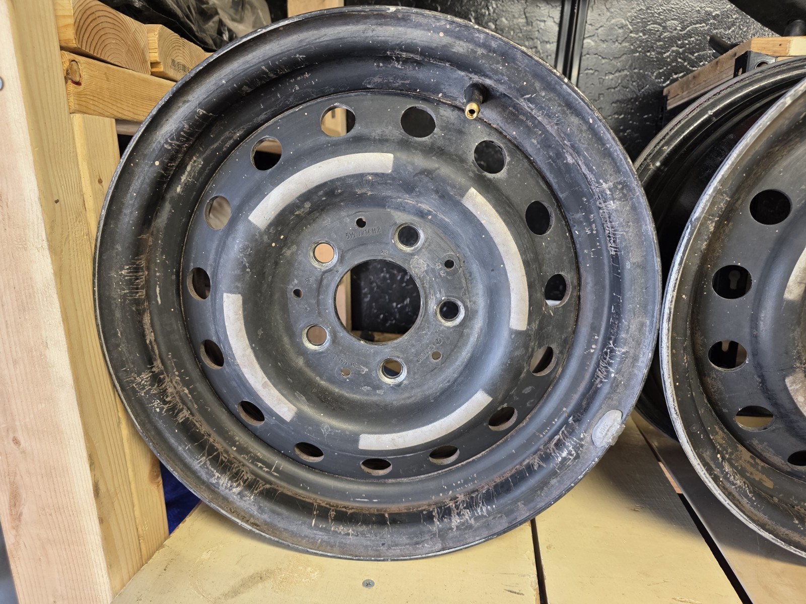 4 Mercedes W123 Set Of 4 14” Aluminum Steelie Wheels 300d 240d 5.5 X14 ...