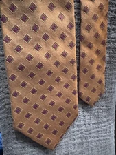 Brooks Brothers Fall Diamond Silk Unique Necktie Tie