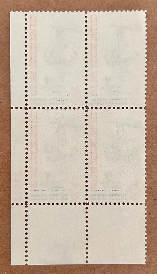 Scott#1238 City Mail Delivery Centennial, 1963 US 5c Block Stamp, og, mnh, vf/xf - Image 2 of 2