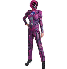 Brand New Pink Ranger Movie Deluxe Adult Womens Costume - Size: Small