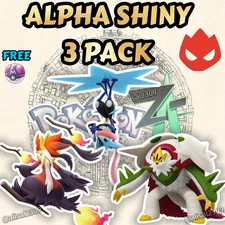 Greninja Delphox Chesnaught Bundle✨6IV ALPHA SHINY MAXED EVs✨ Pokemon Legends ZA